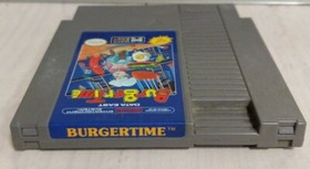 BurgerTime Nintendo Entertainment System NES cartridge only Label Complete