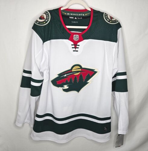 Minnesota Wild Authentic Adidas Climalite Away Hockey Jersey Size 54 XL NEW NWT - Photo 1 sur 22