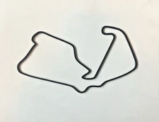 3D Printed Silverstone Circuit Outline - F1/MotoGP British Grand Prix Wall Art