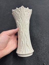 Lenox Woodland Collection Acanthus Leaf Porcelain Vase 8-1/2" Tall Made in USA