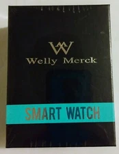 Welly Merck Smart Watch Black Touch Screen Fitness Tracker Pedometer Monitor