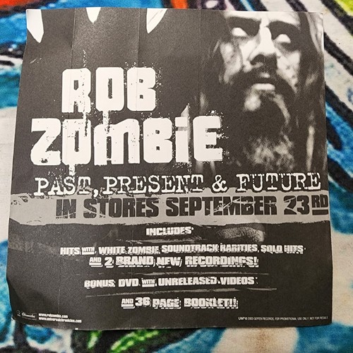 Rare OOP Rob Zombie Promo Sticker set of 3. Educated Horses/Past,Present/Rejects - Picture 6 of 6