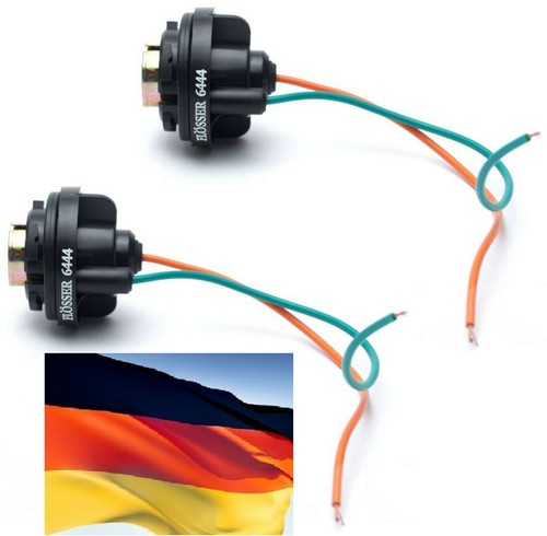 Flosser Pigtail Wire 6444 Female Socket 1156 Two Harness Front Turn Signal Lamp - 第 1/11 張圖片
