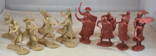 Toy Soldiers of San Diego Romans Barbarians Infantry Add-0n Set 22 Red  Tan