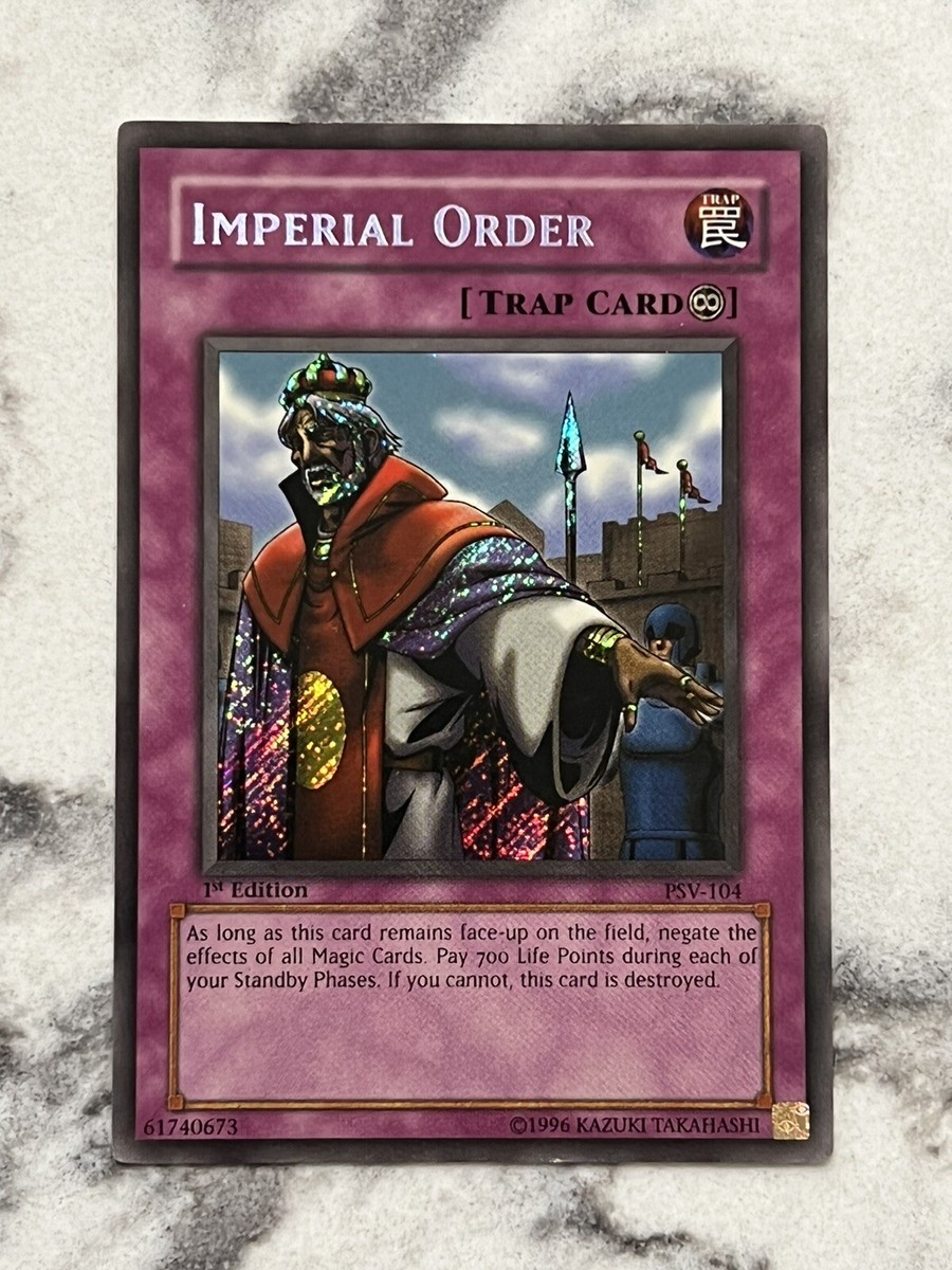 Yu-Gi-Oh! TCG | Imperial Order PSV-104 Unlimited Secret Rare