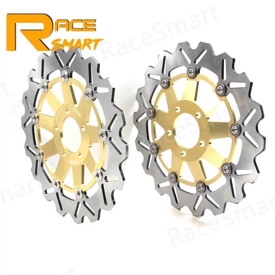 Rotores de disco de freno delanteros para Kawasaki Z750 2004 2005 2006 ZR7S ZR750 2001 - 2003 Foto 3 de 4