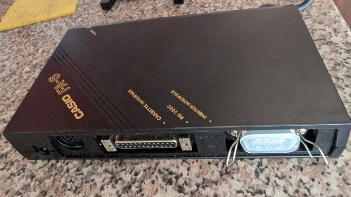 Casio FA-6 FA6S interface for FX-850P 880P 890P Z-1GR Z-1 - Full