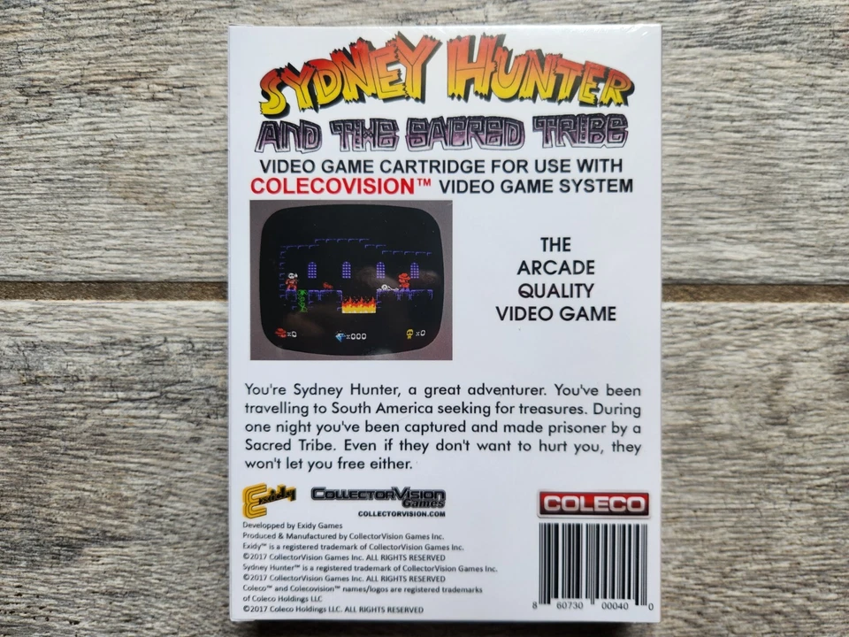 SYDNEY HUNTER AND THE SACRED TRIBE, Colecovision, New & Sealed! Collectorvision - Image 2 of 4