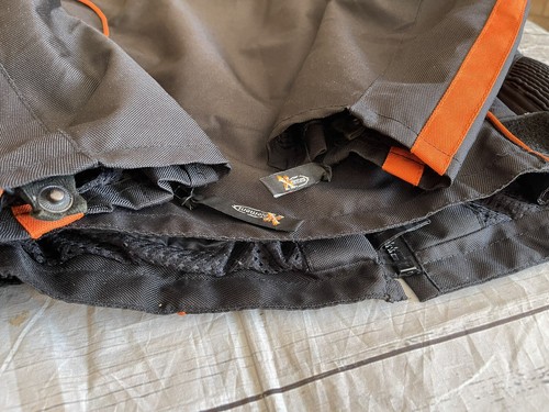 Xelement Motorcycle Jacket Sz XL Women? Black/Orange As Is Outer Jacket ONLY - Picture 4 of 14