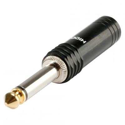 Hicon Klinke 6,3mm Jack mono vergoldet goldtip Klinkenstecker HI-J63M04 Sommer