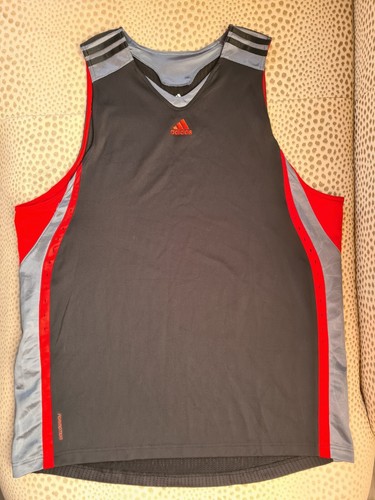 Adidas Clima 365 Fomation Herren schwarz rot ärmelloses Top T-Shirt Weste Größe XL