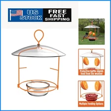 Attract Beautiful Orioles with Our Durable 12 oz Wire Feeder - Ant Moat Included