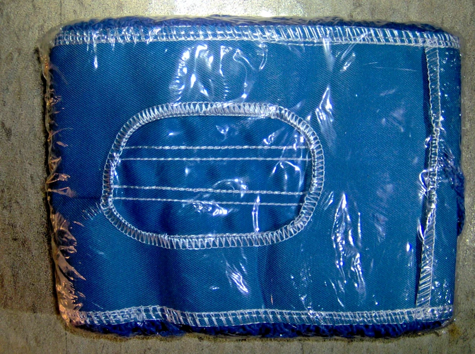 1 件全新防尘拖把替换头蓝色扭转环 24 英寸 10/20 Cintas — 第 3/4 张图片