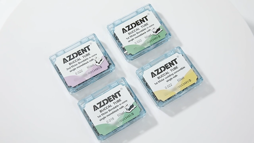 AZDENT Dental Orthodontic 1st/2nd Molar Buccal Tubes Roth/MBT 022/ 018 Bondable - Video 1 of 1
