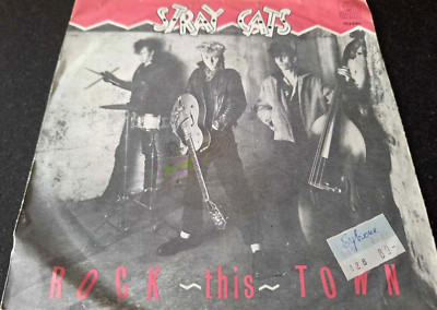 STRAY CATS - Rock This Town 7'' VINYL / ARIOLA - 102.890 / 1981