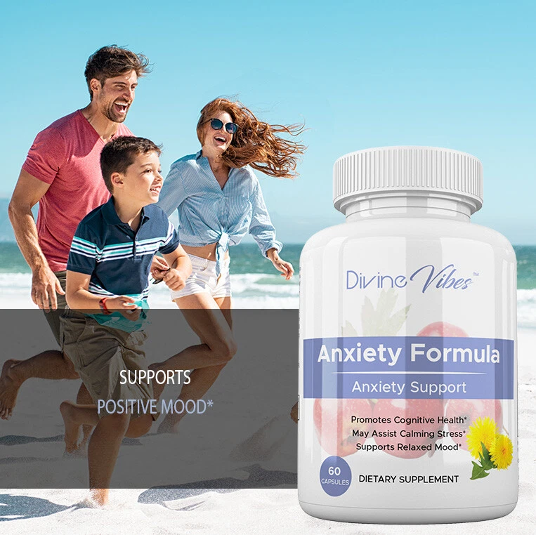 Fórmula contra la ansiedad con gaba, L-teanina, 5-HTP, ashwagandha, magnesio y más Foto 3 de 4