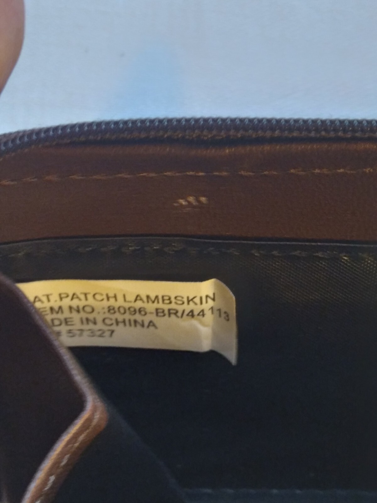 VTG Genuine Lambskin Leather Patchwork Women's Wa… - image 11