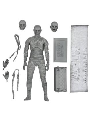 Mummy Universal Monsters 7 Inch Ultimate Figure Black & White Version  NECA