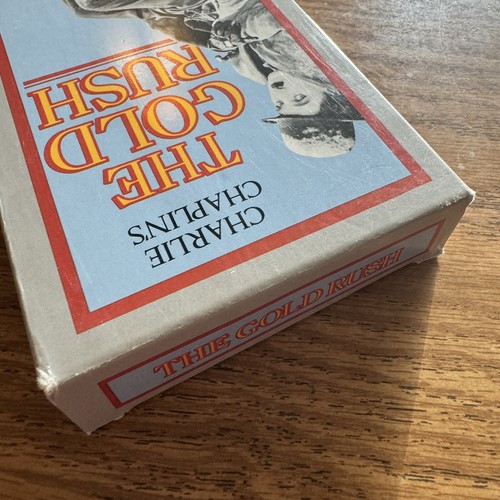 Charlie Chaplin's The Gold Rush (VHS Tape) Classic B&W Silent Film, Rare Title - Picture 5 of 7