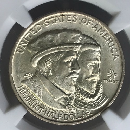 1924 Huguenot - Walloon Tercentenary Half Dollar MS65 NGC Bright and Lusty - Picture 12 of 12