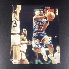 CAZZIE RUSSELL SIGNED NEW YORK KNICKS 8X10 PHOTO JSA -1 #