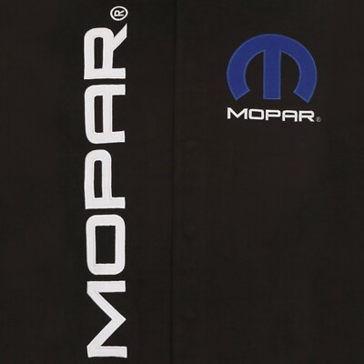 Authentic Mopar Racing Embroidered Cotton Jacket Black new Authentic Mopar Racing Embroidered Cotton Jacket Black new