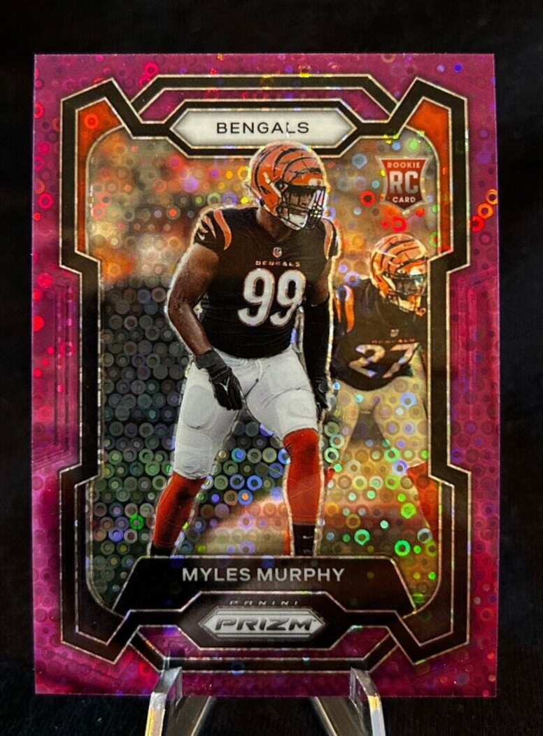 2023 Panini Prizm Football Myles Murphy #320 Rookie No Huddle Purple 13/35