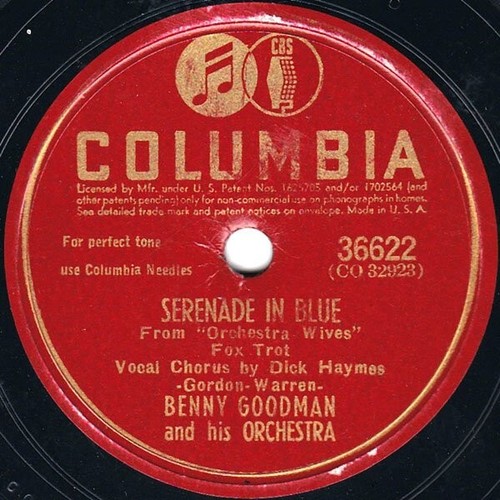 Benny Goodman "I've Got A Gal In Kalamazoo / Serenade In Blue" 78 RPM VG++ - Picture 2 of 2
