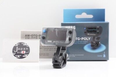 KORG AW-OTG-POLY Polyphonic Clip-On Tuner Guitar Tuner New From JAPAN