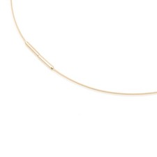 Boccia Titanium Schmuck, Halsreif Titan goldfarben Halskette L: 42 cm 0802-0242
