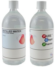 Distilled Water Pharmaceutical Grade (PET) 2 x 1L (2L total)