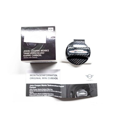 Genuine MINI JCW Fuel Filler Cap Carbon R55 R56 R57 R59 R61 F57