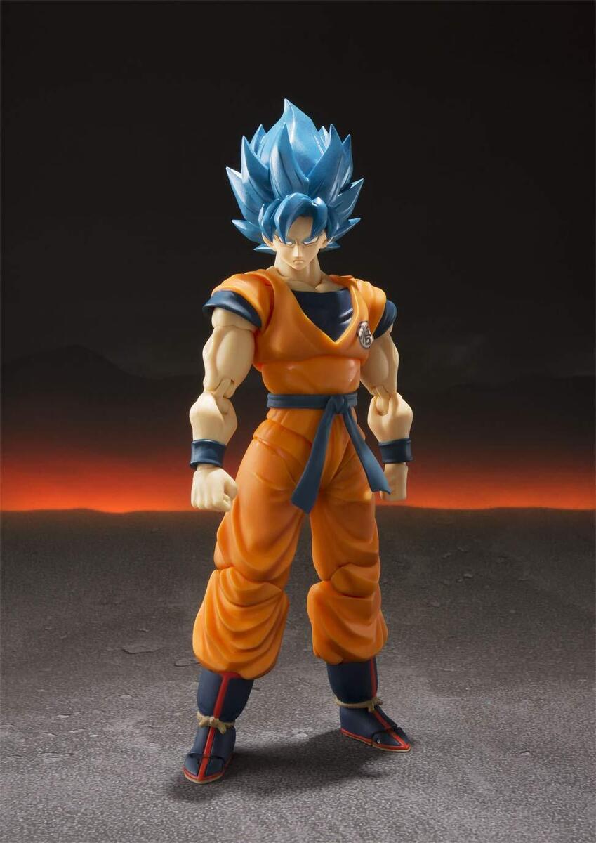 Boneco Dragon Ball Super Goku Super Sayajin God - Bandai - Bandai