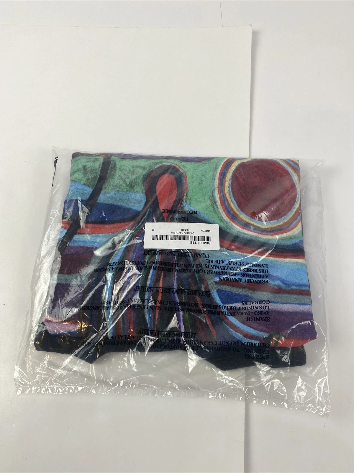 T shirt SUPREME Reaper Josh Smith artiste noir taille moyenne scellé L SS19 NEUF