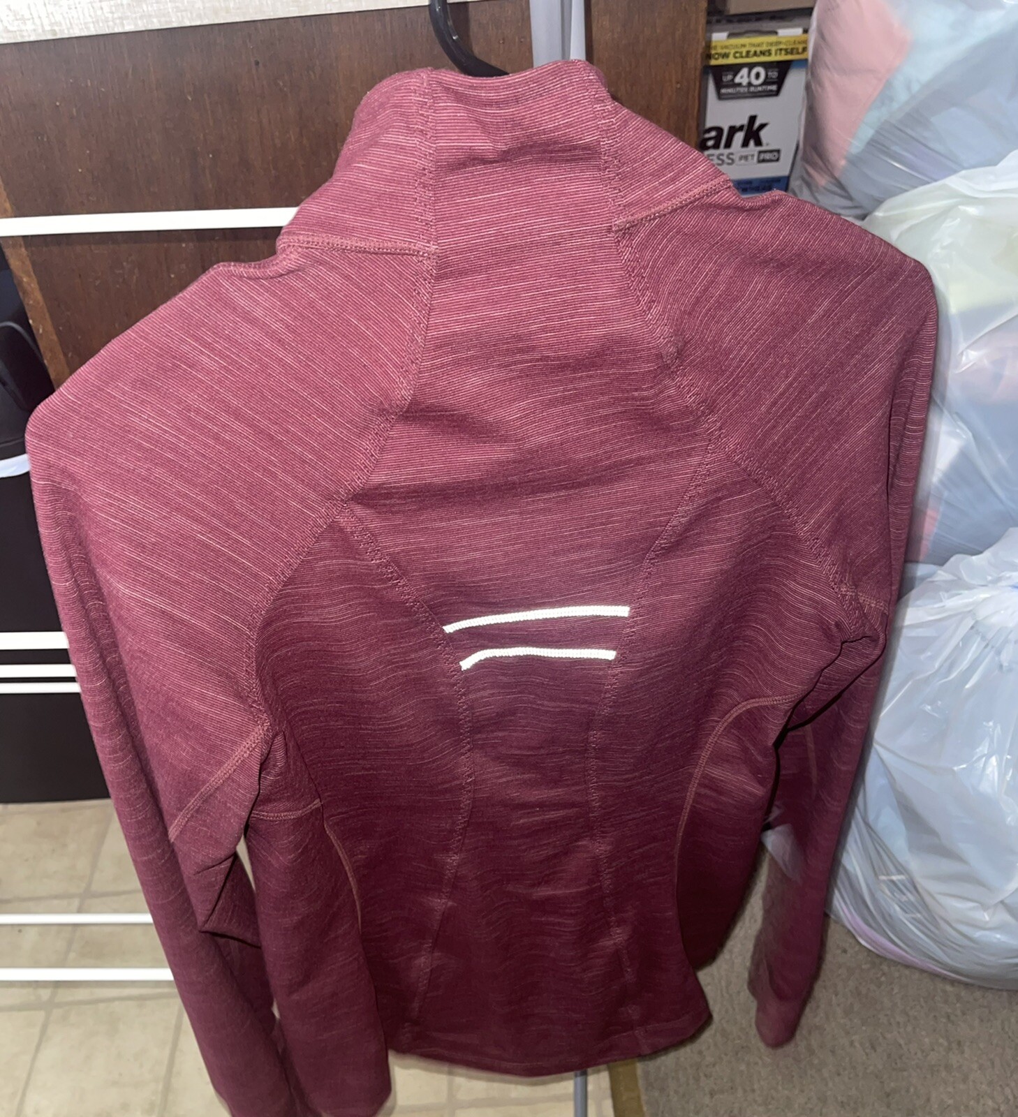 athleta Striated Hope Full Zip Jacket (Excellent) - image 4