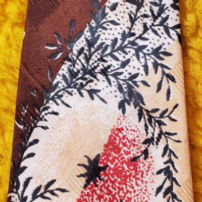 1940s 1950s BOLD VINTAGE MENS TIE ~ ESQUIRE ~ BROWN 1940s 1950s BOLD VINTAGE MENS TIE ~ ESQUIRE ~ BROWN
