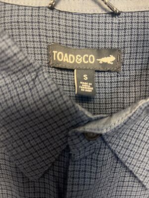 Toad And Co Men's S Honcho Short Sleeve Shirt High Tide II | eBay