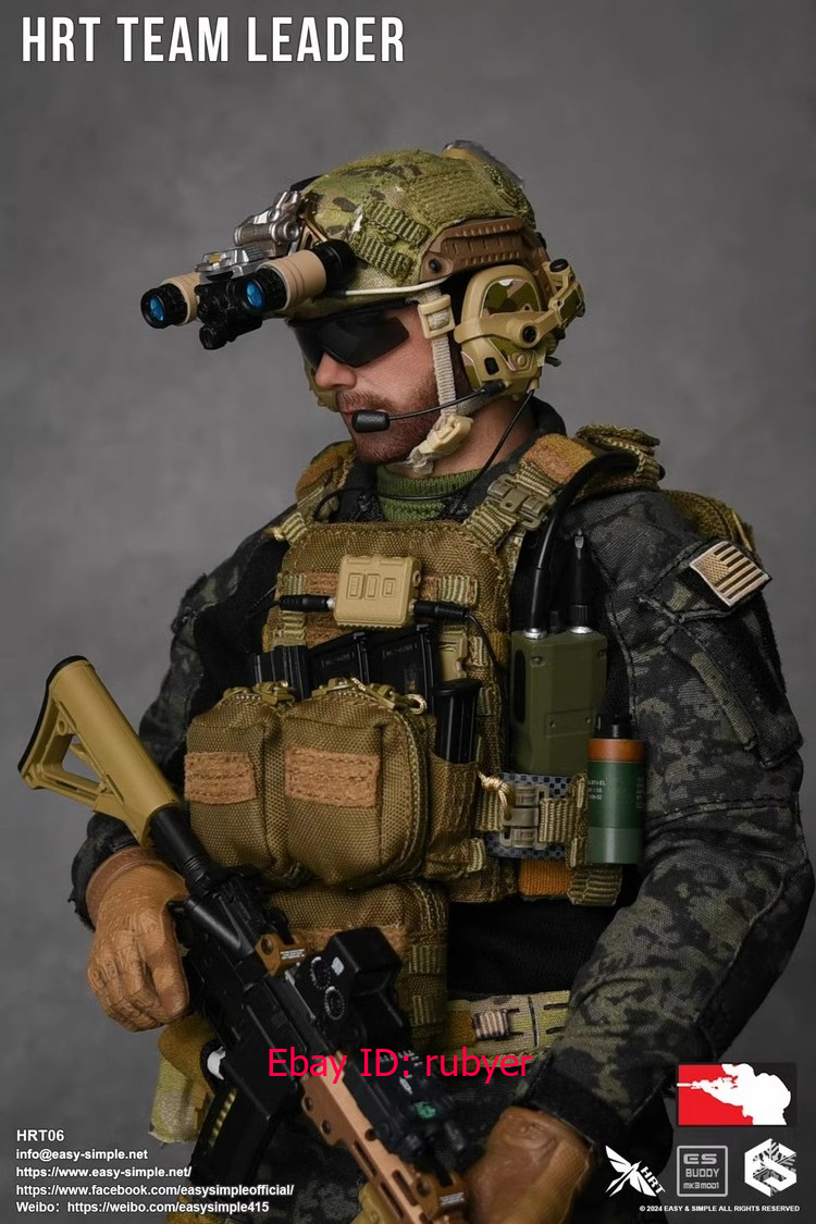 EasySimple HRT TEAM LEADER 1/6 アクションフィギュ Easy＆Simple HRT06 1/6 HRT Team Leader Male Action Figure