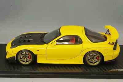 ミニカー Mazda RX-7 IG2228 (FD3S) Yellow 1/18 1/18 IG ignition 2228 MAZDA RX-7 (FD3S) Yellow with Carbon INITIAL