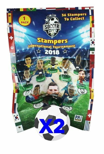 SoccerStarz 2018 International Tournament Stampers Mini Figures Blind Bag 