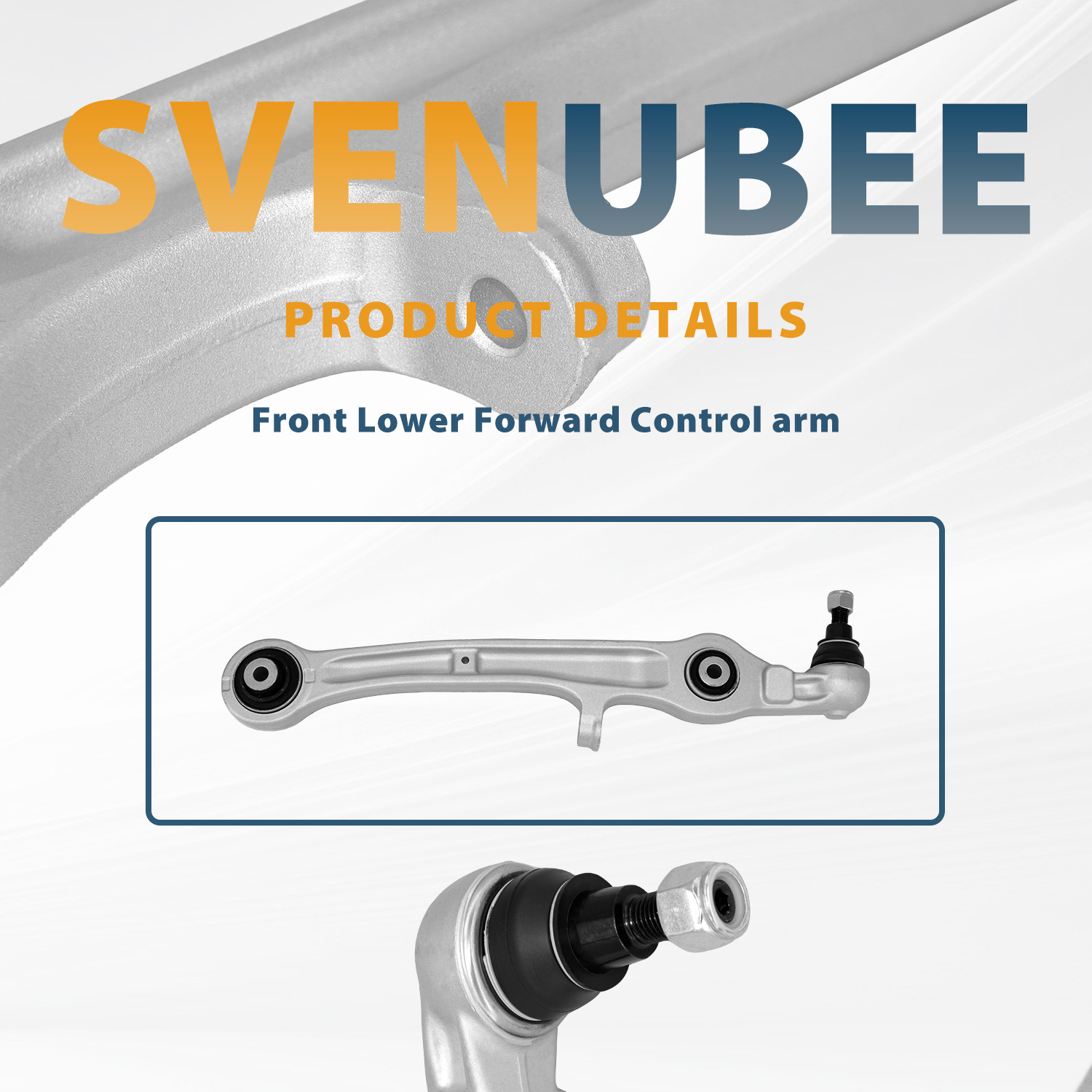 Front Lower Control Arms With Ball Joint for 2004-18 Bentley Continental GT 2Pcs