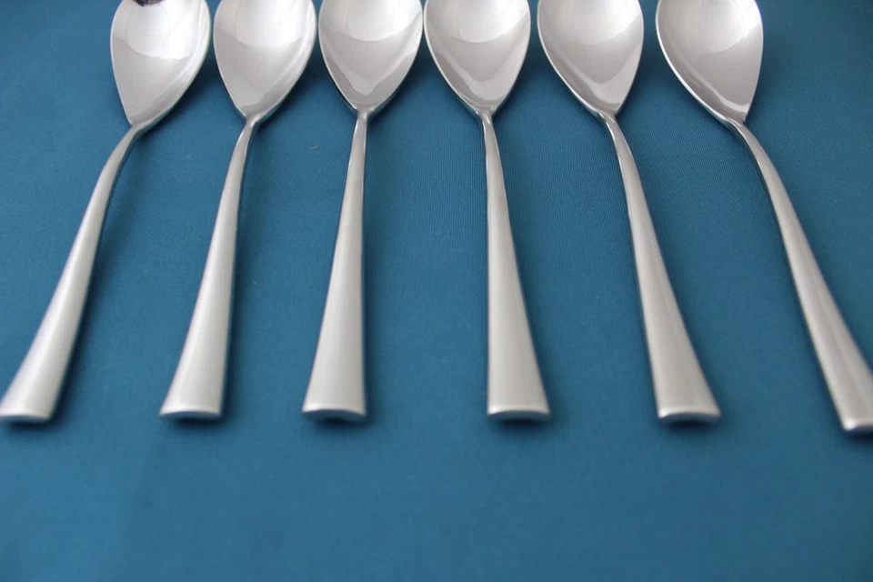 6 colheres de sopa ovais Supreme toalha de talheres DESTINY 18/8 aço inoxidável Japão 7 - Imagem 2 de 4