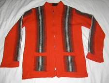Amazing Vintage Robert Mackie Of Scotland Coat Cowichan Jacket Unsex Sz Medium