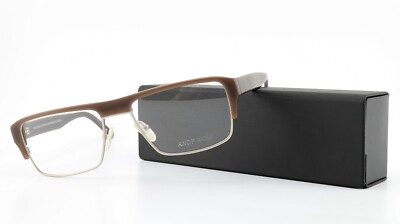 ANDY WOLF Eyewear Brille 4477 54-17 Col. i Soul Braun Matt Acetat Silber Austria