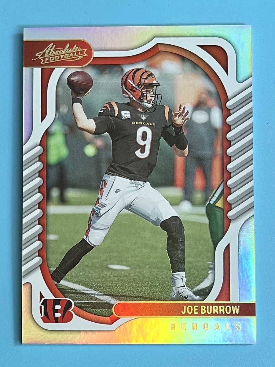 2022 Absolute Football Joe Burrow Hobby Silver HOLO #44