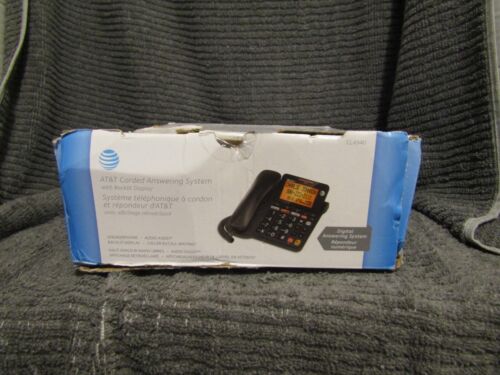 AT&T CL4940 Corded Standard Phone with Answering System and Backlit White - Foto 4 di 7