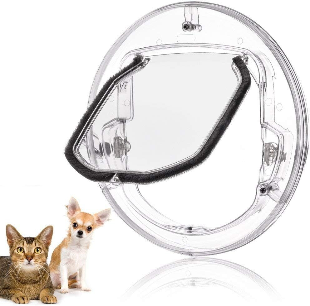 Gattaiola per Vetro e Finestre: Porta Basculante 4 Vie per Gatti e Cani