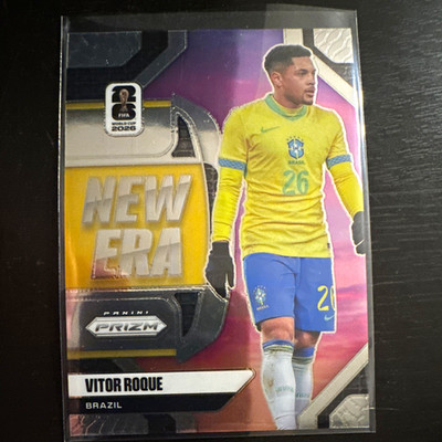 Panini 2026 Prizm FIFA World Cup Vitor Roque #17 Brazil New Era Silver Prizm