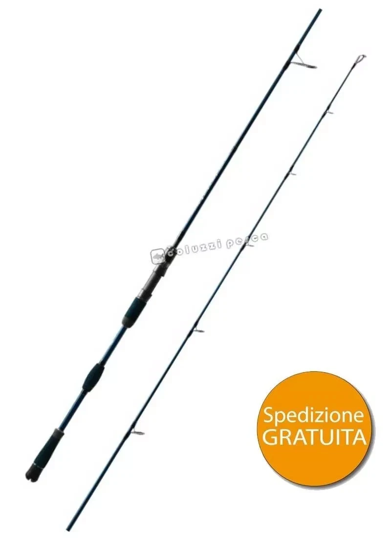 CANNA DA PESCA TELESCOPICA SPINNING TRAINA BOLENTINO LEGGERA IN FIBRA 1