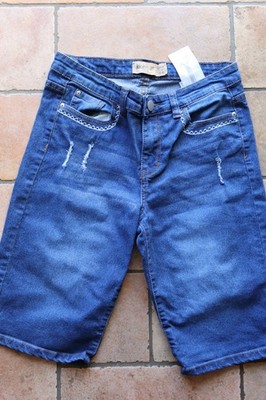 blaue Jeansshorts in Gr. 38 __ von Janina Denim